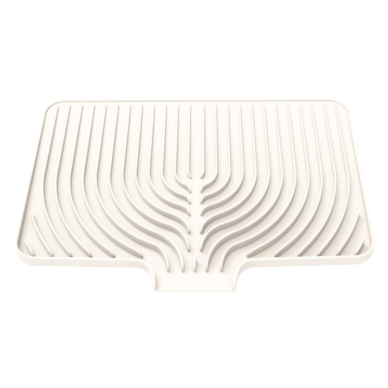 JACZZO cassava white mat blends with modern kitchen decor.