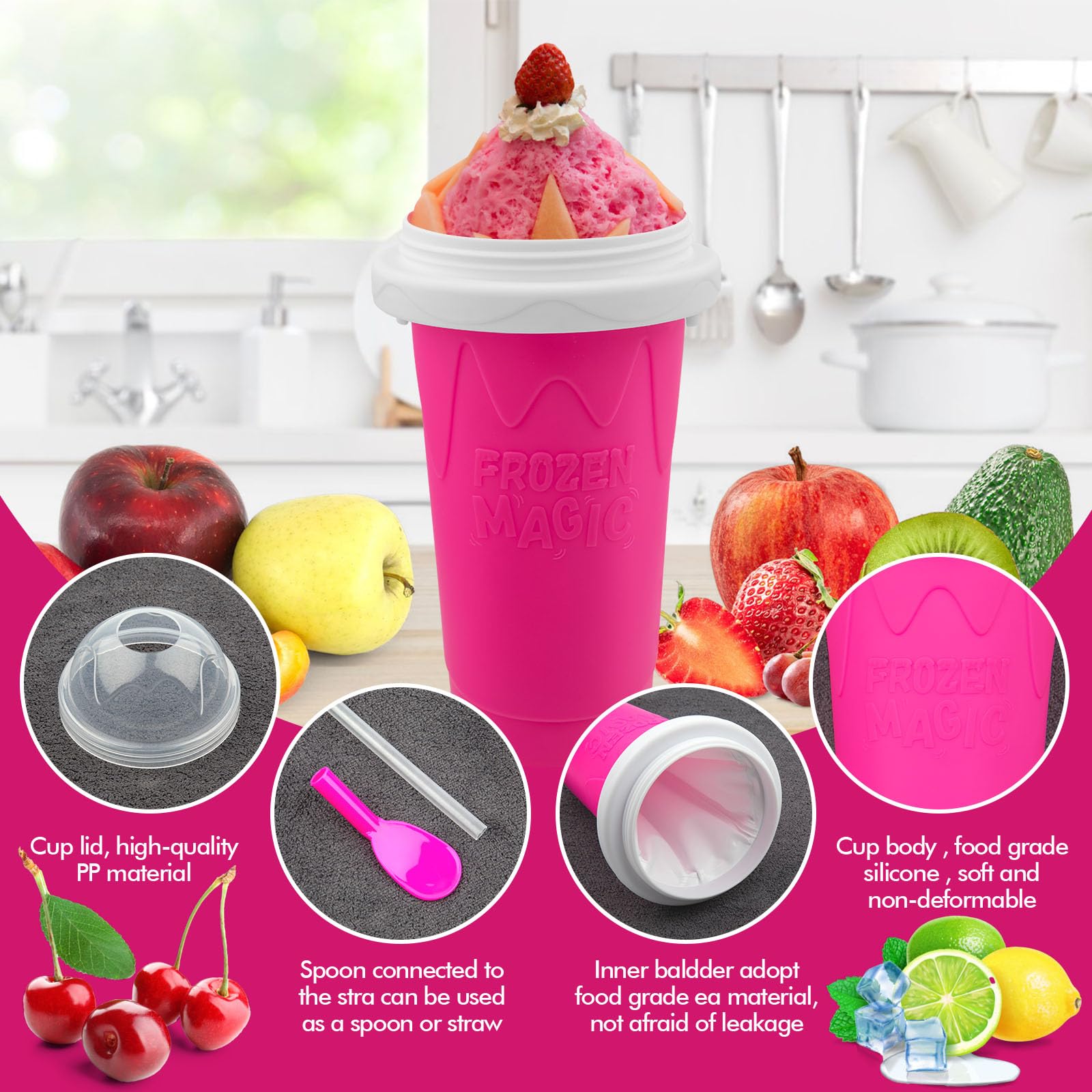 Jairuty gift-ready slushie cups emphasize party-ready presents.
