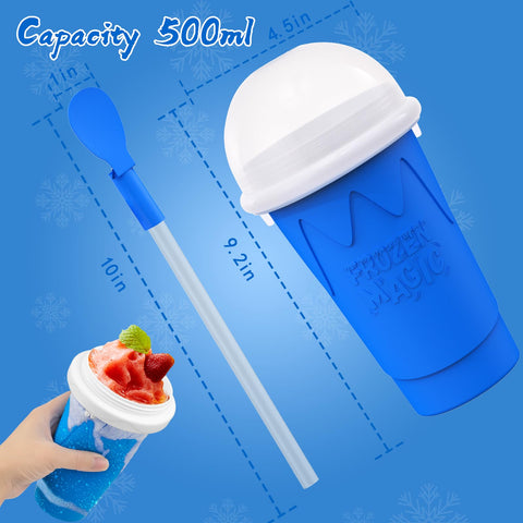 Jairuty slushie cup made with food grade silicone for safe, reusable use