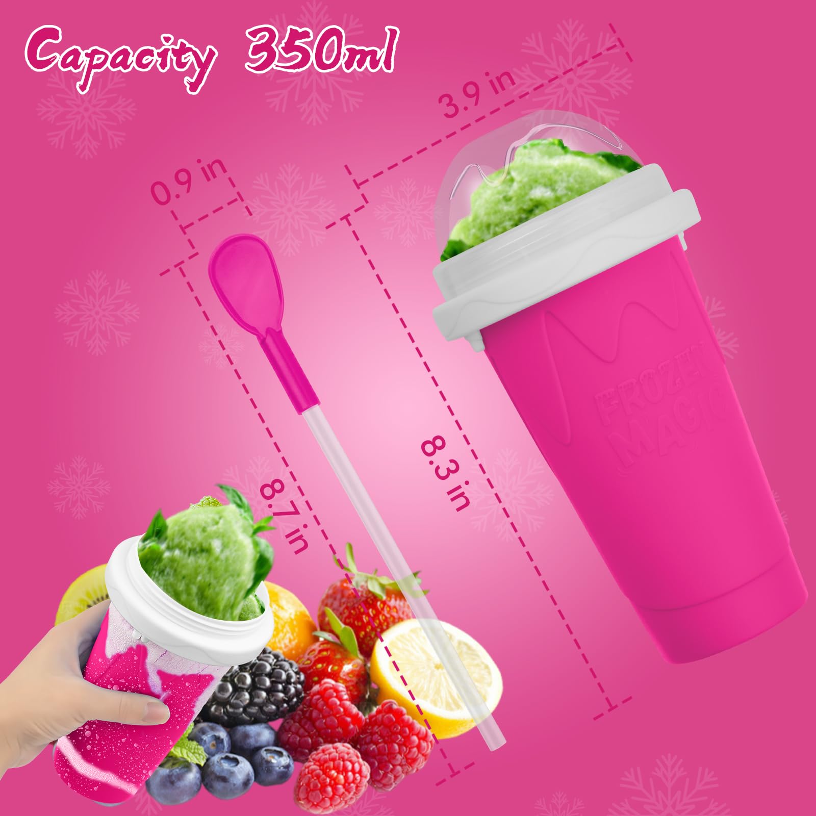Jairuty Slushie Cup portable drink option for office or gym