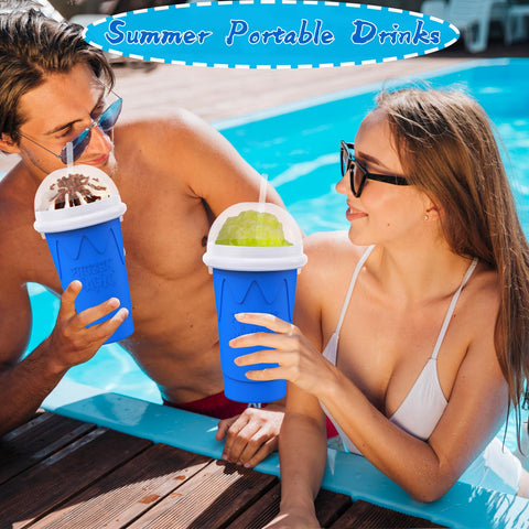 Jairuty slushie cup portable for home, office, and gym use