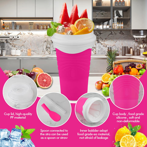 Jairuty BPA-free silicone cup supports safe reusable slush making