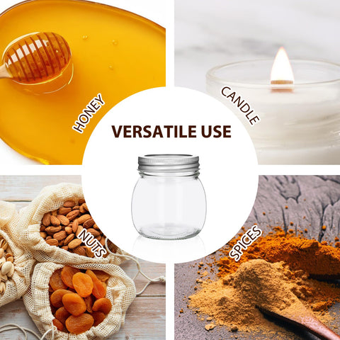 Jaisie.W dishwasher-safe glass jar for easy kitchen cleanup.