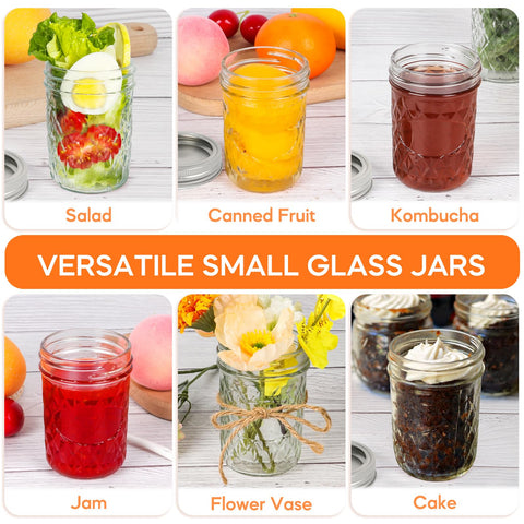 Jaisie.W jar wide opening eases filling and scooping for oats and sauces.