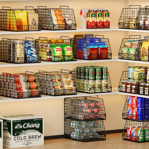 Jakyitvi stackable kitchen storage side view, maximizes counter space.