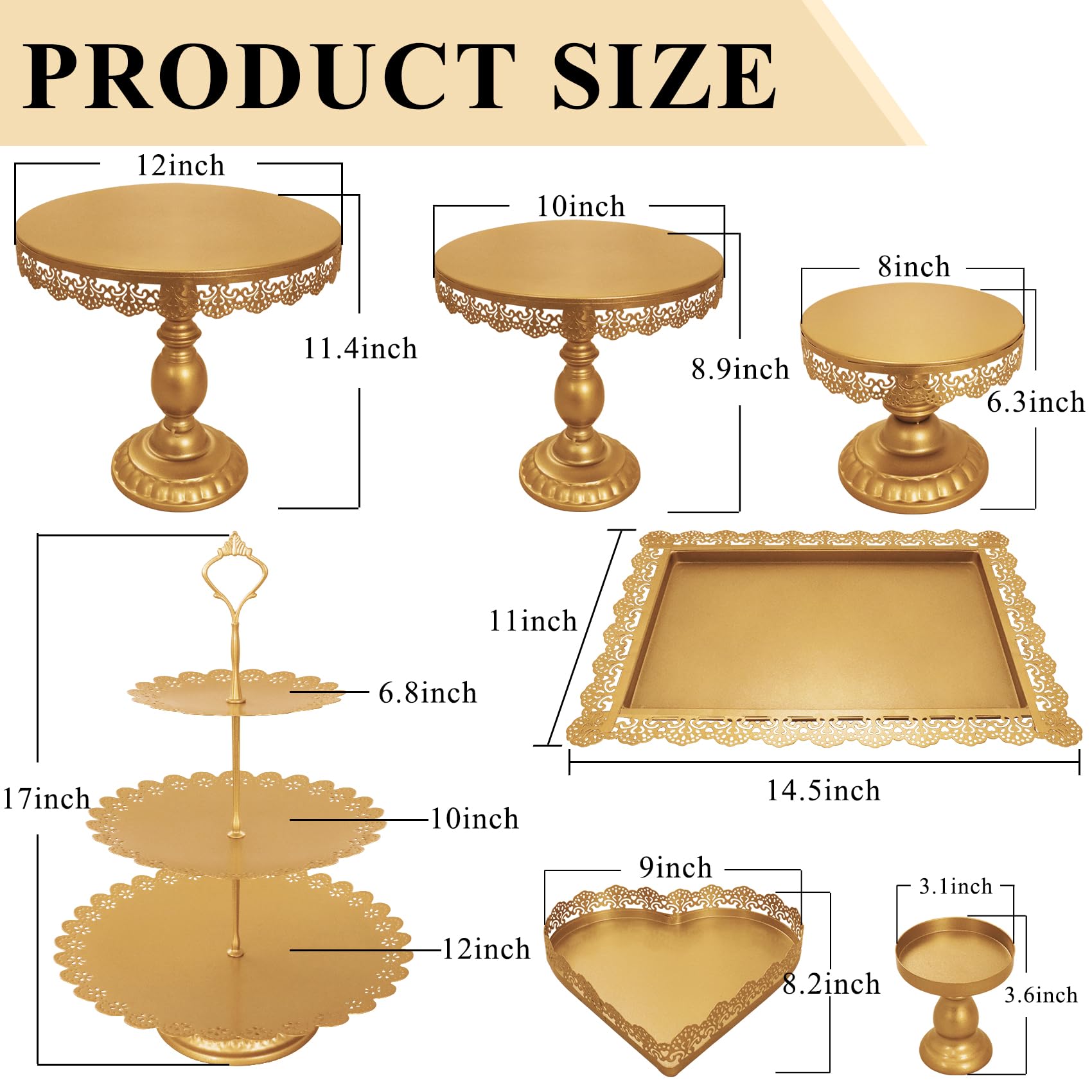 JALANCY hollow-design metal cake stand with artistic flair for gatherings.