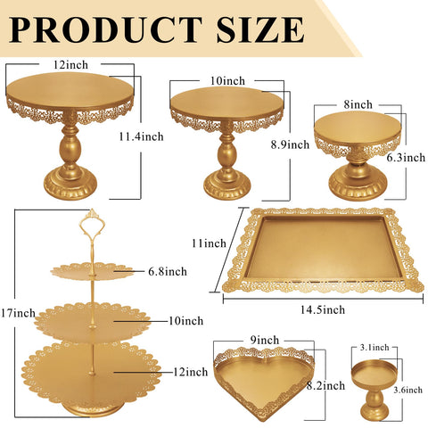 JALANCY hollow-design metal cake stand with artistic flair for gatherings.