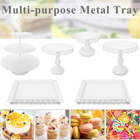 JALANCY hollow-design metal dessert stand blends artistry with practicality.