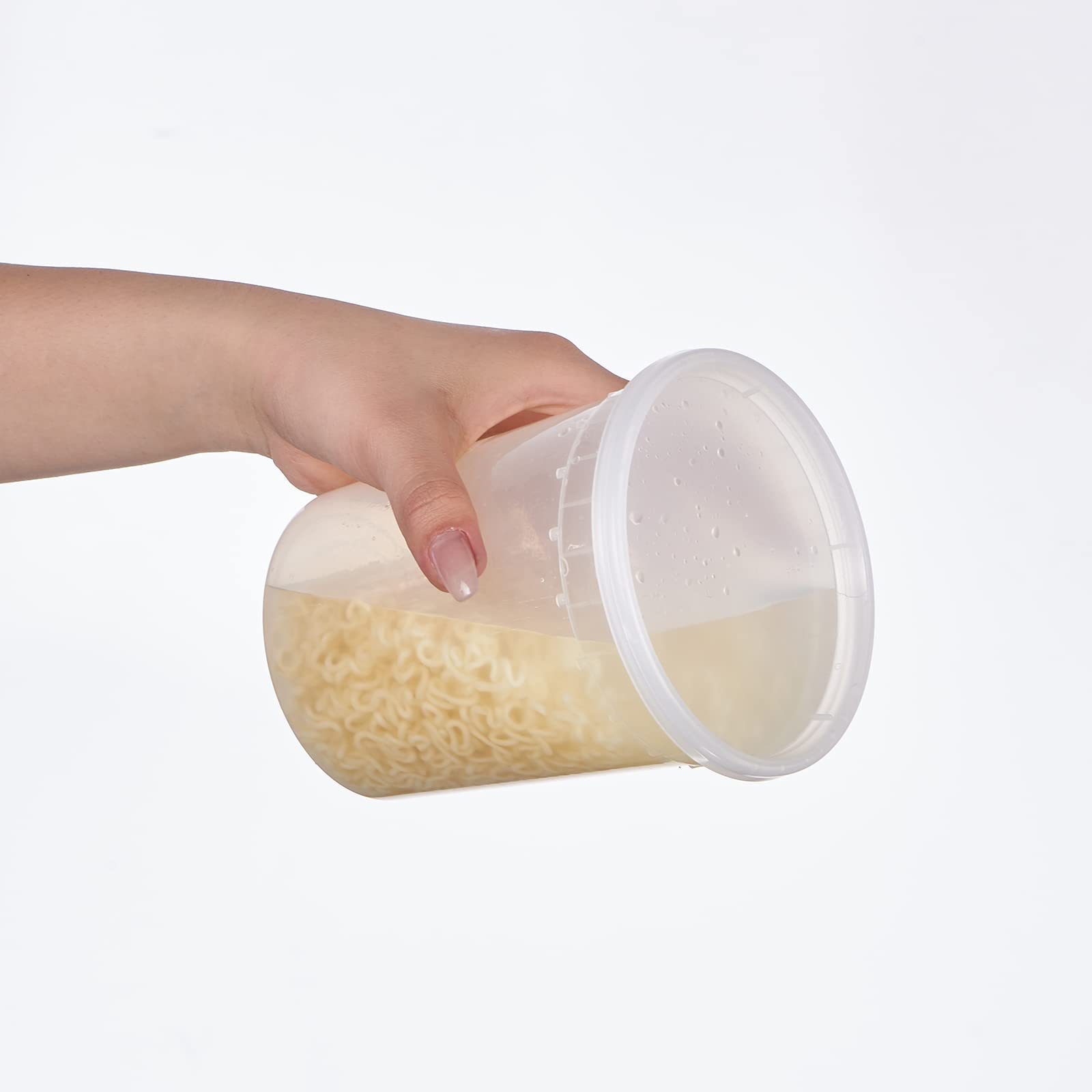 Jaluxing airtight seal deli containers keep freshness and prevent spills.