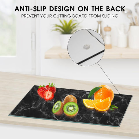 JAMBALAY dishwasher safe cutting board for easy cleaning.