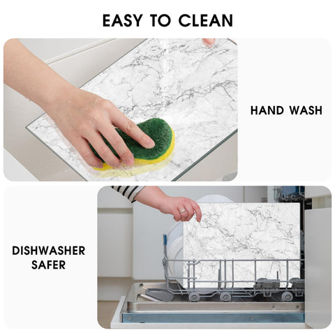 JAMBALAY dishwasher-safe tempered glass for easy cleanup