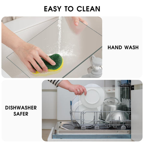 JAMBALAY tempered glass resists heat up to 716°F for hot-pan use