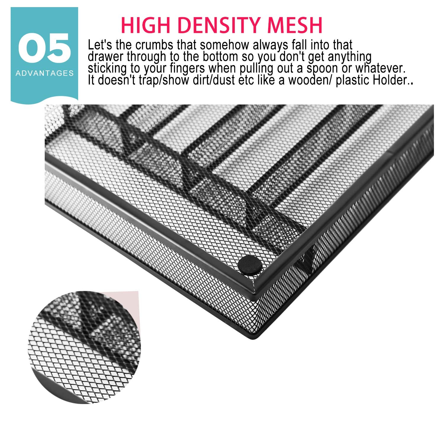 Jane Eyre multi-functional drawer organizer for kitchen and office