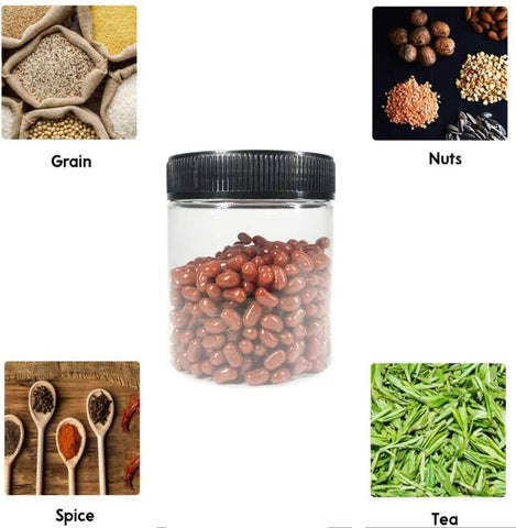 Janisfirst food-grade PET jar BPA-free and reusable.