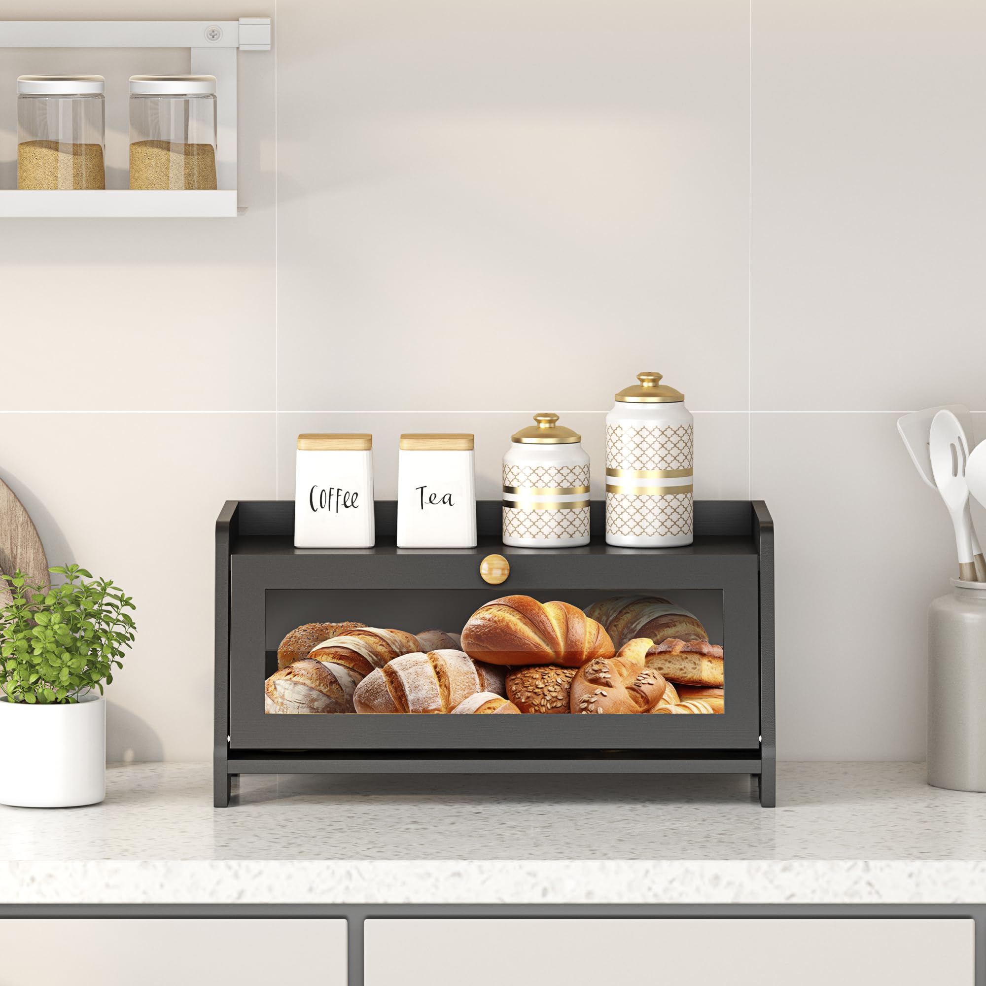 JANSNIMEN bread box interior storage layout for bread and pastries.