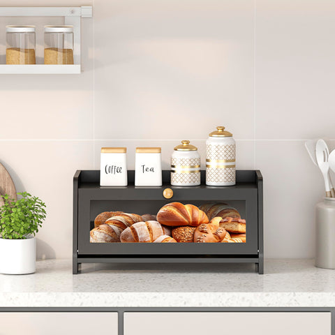 JANSNIMEN bread box interior storage layout for bread and pastries.