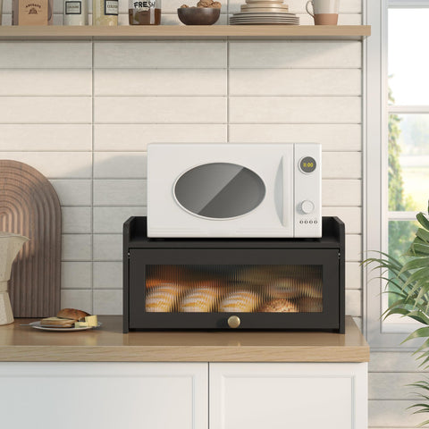 JANSNIMEN bread box in a modern kitchen with rustic farmhouse charm