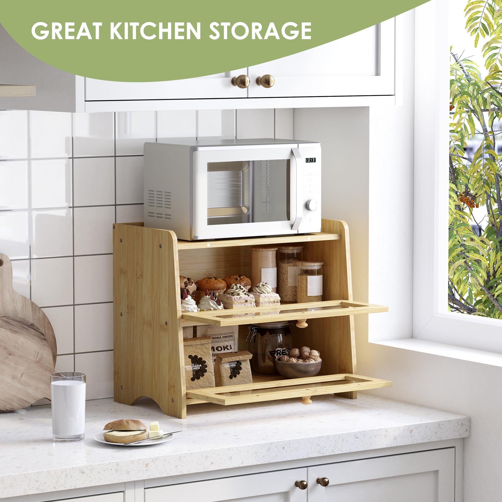 JANSNIMEN counter-top setup demonstrates a stylish, natural look on your kitchen counter.