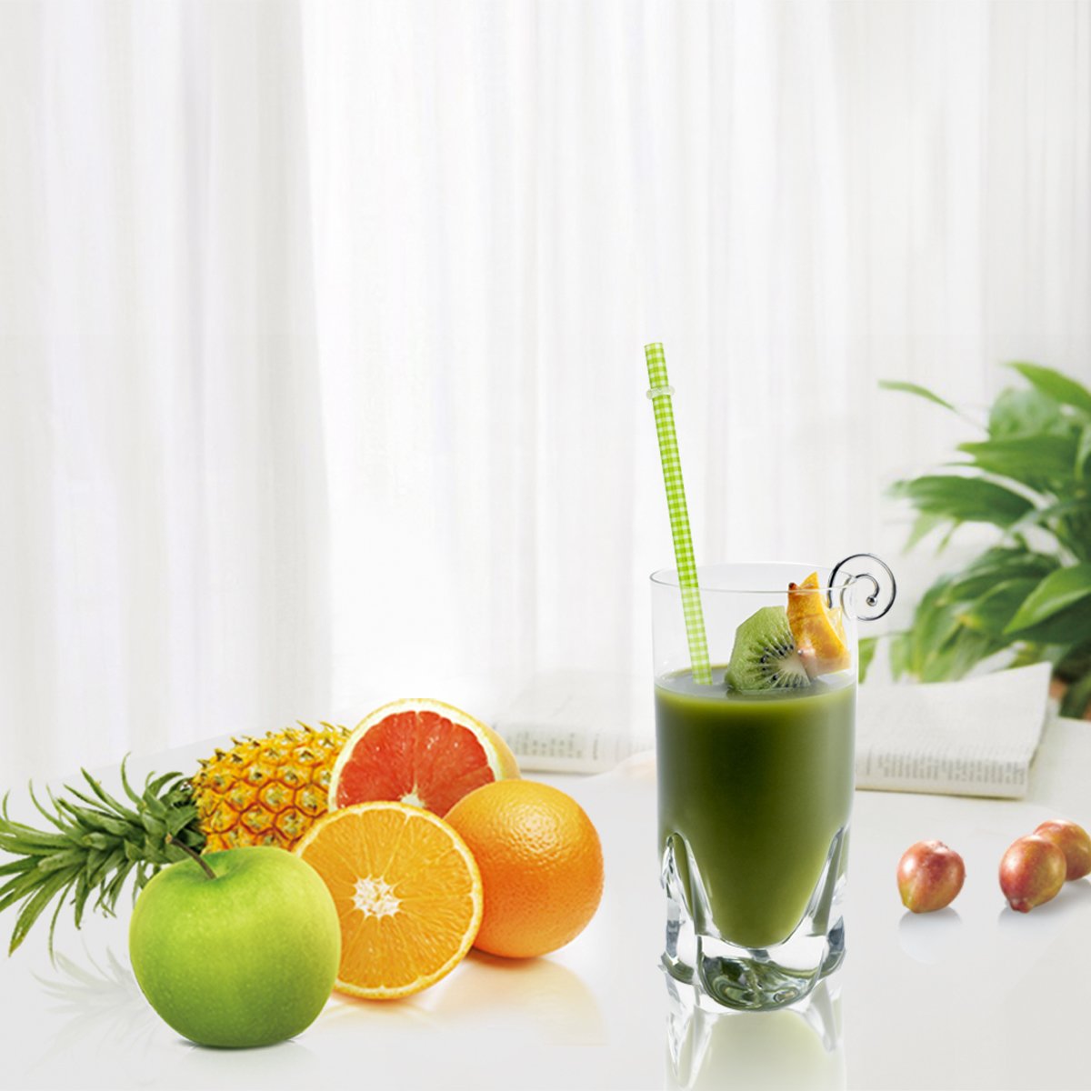 JANYUN 9-inch straws fit 20 oz and 30 oz tumblers.