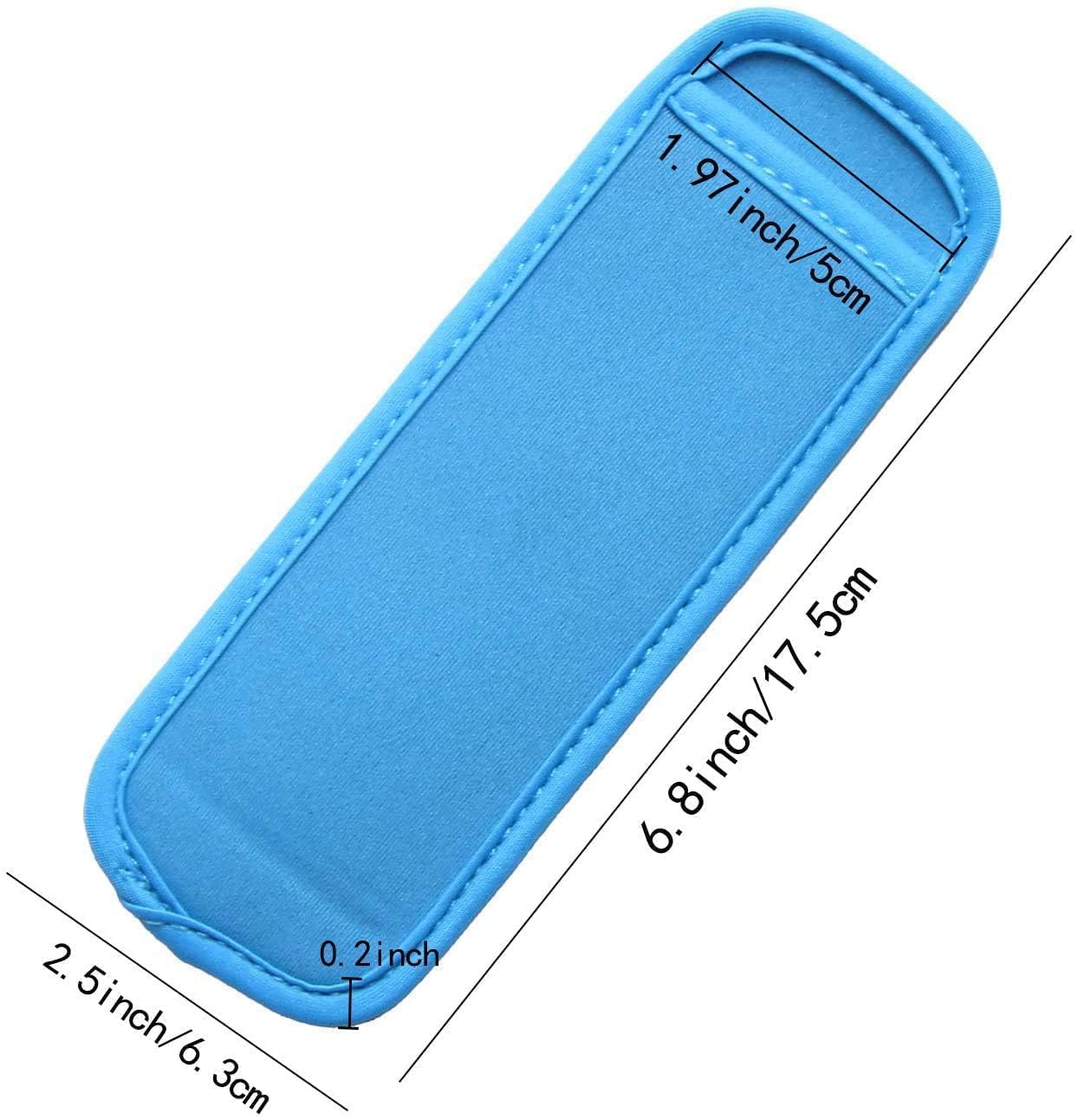 JANYUN popsicle sleeve size 6.8 by 2.5 inches fits standard bags