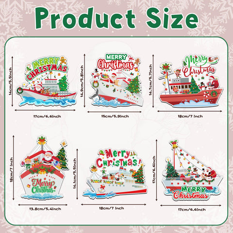JAPBOR Santa Claus magnetic sticker for fridge or car decor