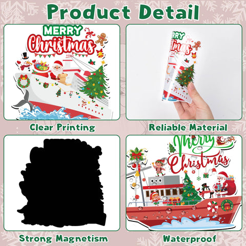 JAPBOR Snowman magnetic decal adds seasonal charm to metal surfaces
