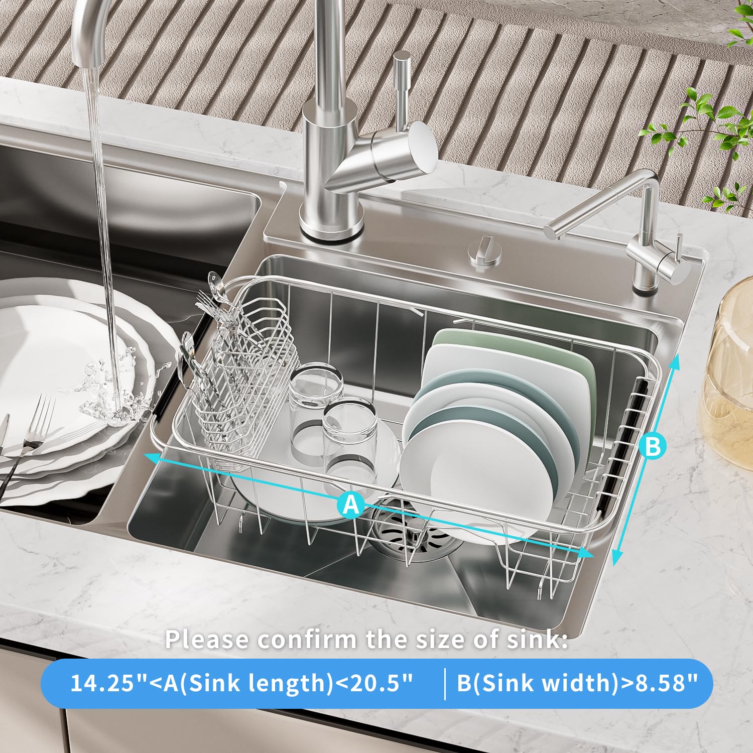 JAQ dimensions show expandable length for versatile kitchen setups