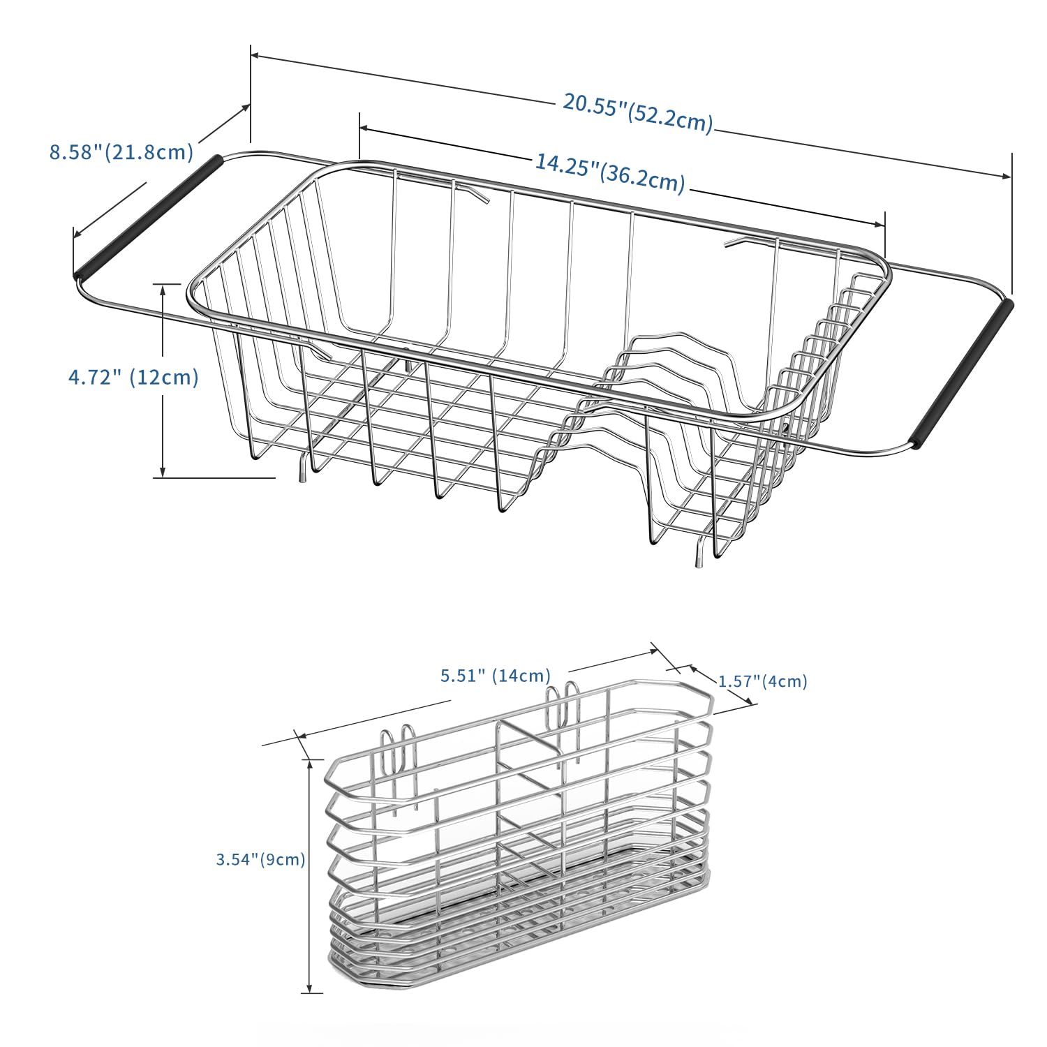 JAQ dish slots hold seven dishes vertically for organized drying