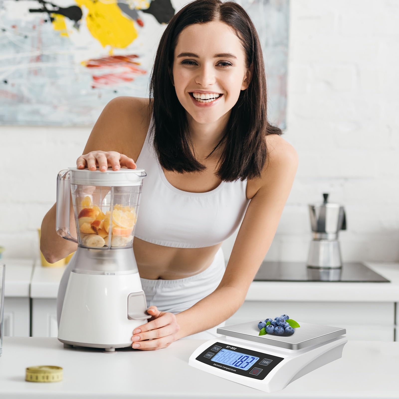 JAQAZNVB stainless steel scale pan designed for easy prep