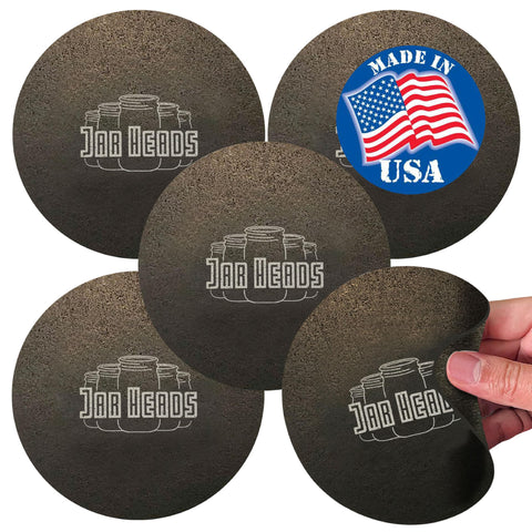 JAR HEADS rubber jar opener gripper pad 5-pack close-up texture grip for easy opening