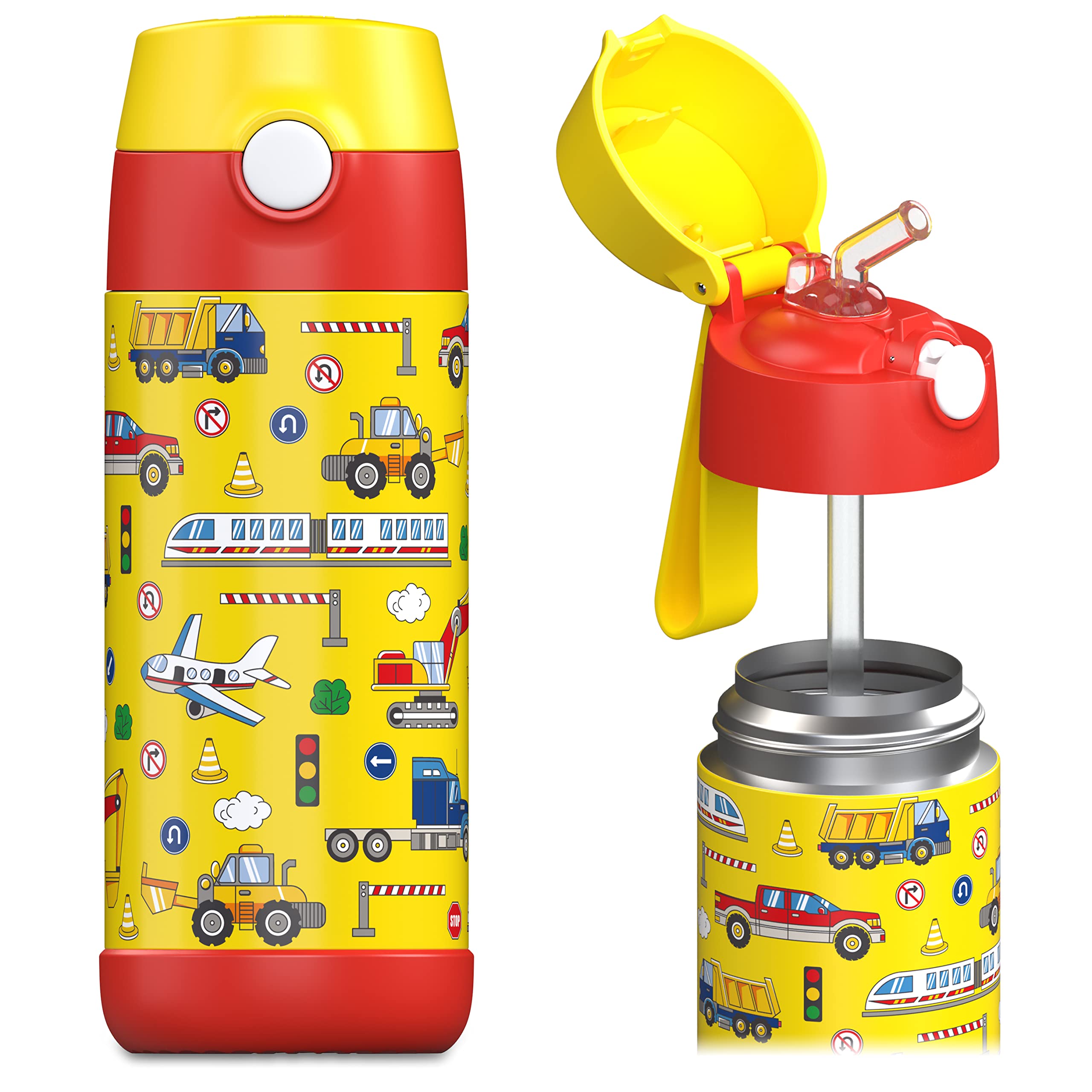 Jarlson Charli 12oz bottle with straw ideal for school hydration