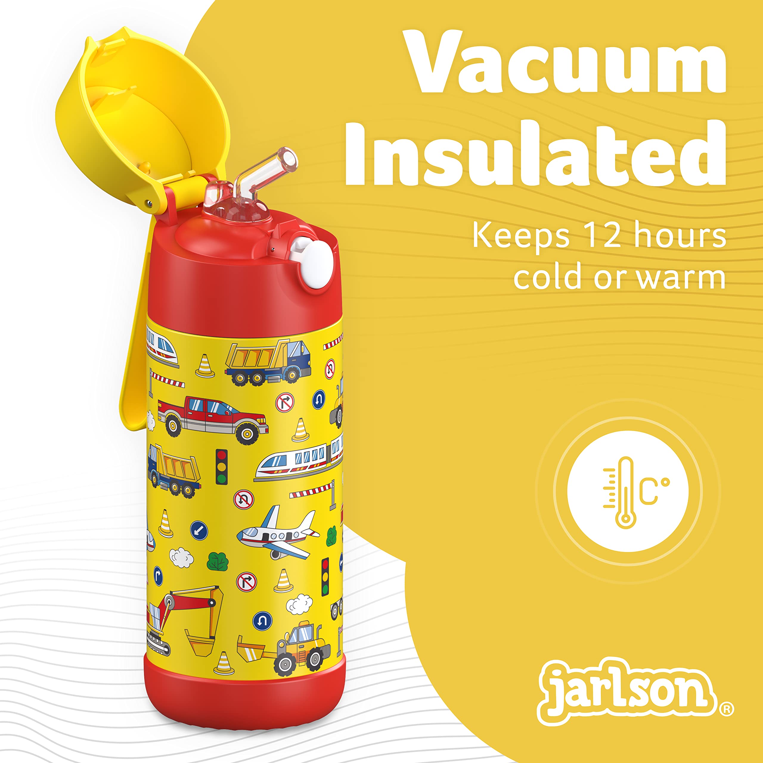 Jarlson Charli stainless steel thermo bottle for active kids