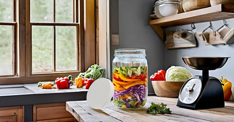 JARMING COLLECTIONS BPA-free lid provides a secure seal to keep contents fresh.