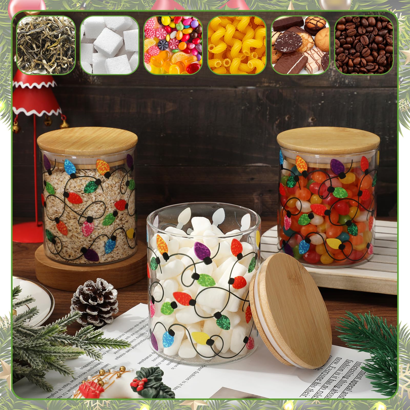 JarThenaAMCS cookie and candy jars arranged for easy access