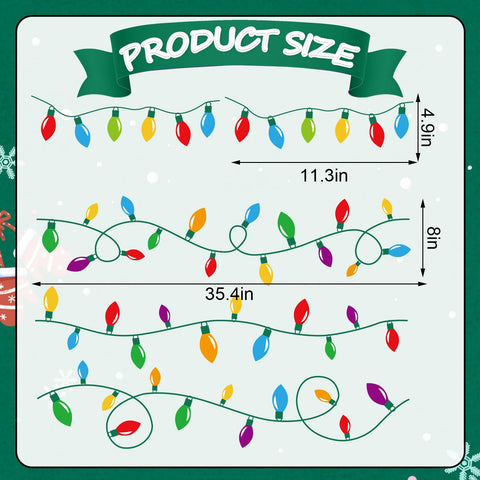 JarThenaAMCS light bulb pattern magnets add colorful glow for holidays