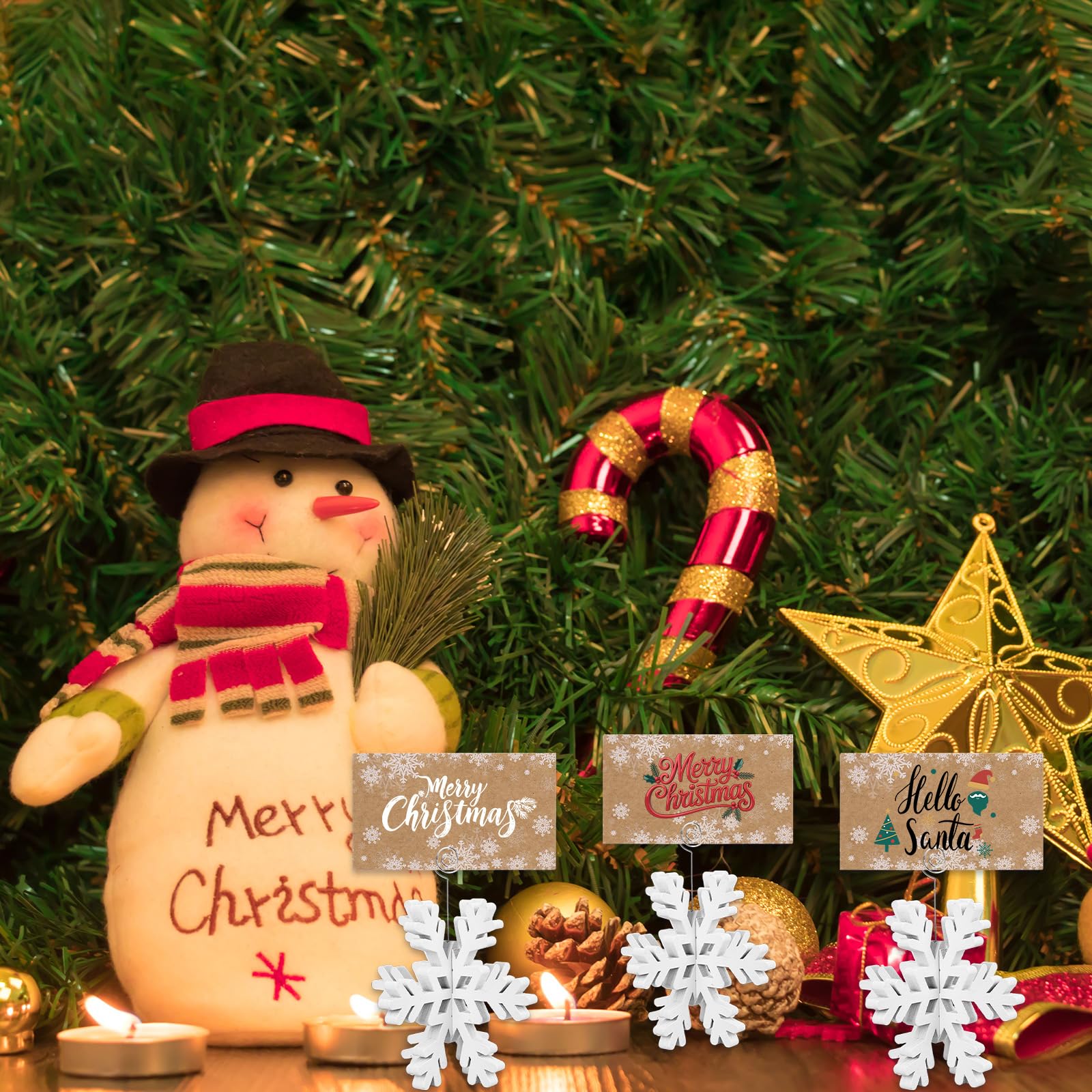 jarthenaamcs table number holder helps organize seating during winter events.