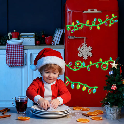 JarThenaAMCS winter holiday magnets set creates festive ambiance