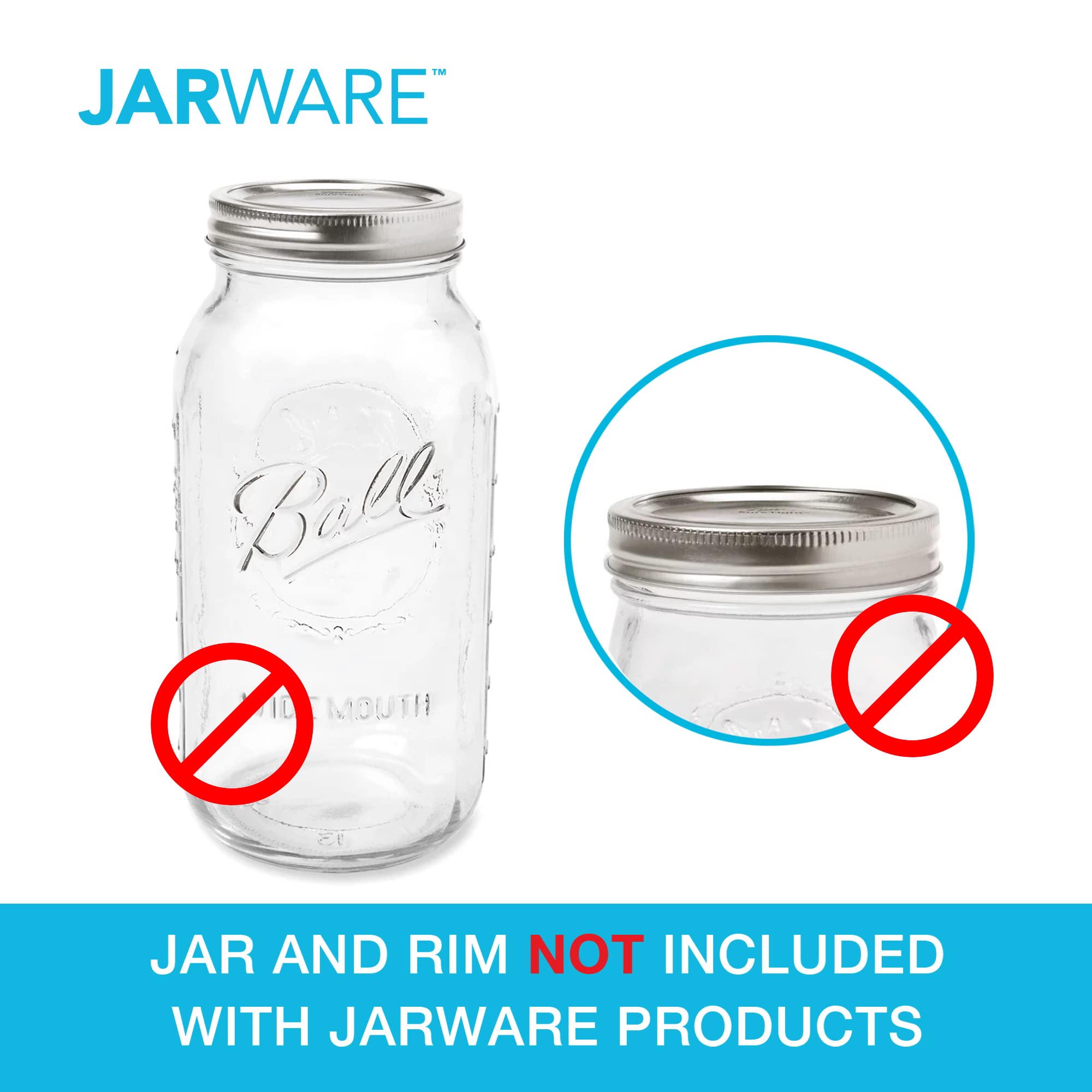 Eco-friendly Jarware lid made from recycled materials.