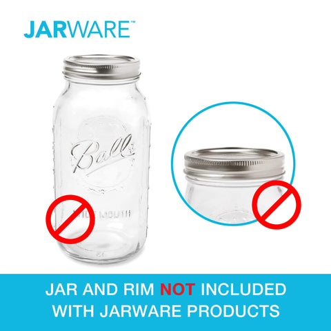 Eco-friendly Jarware lid made from recycled materials.