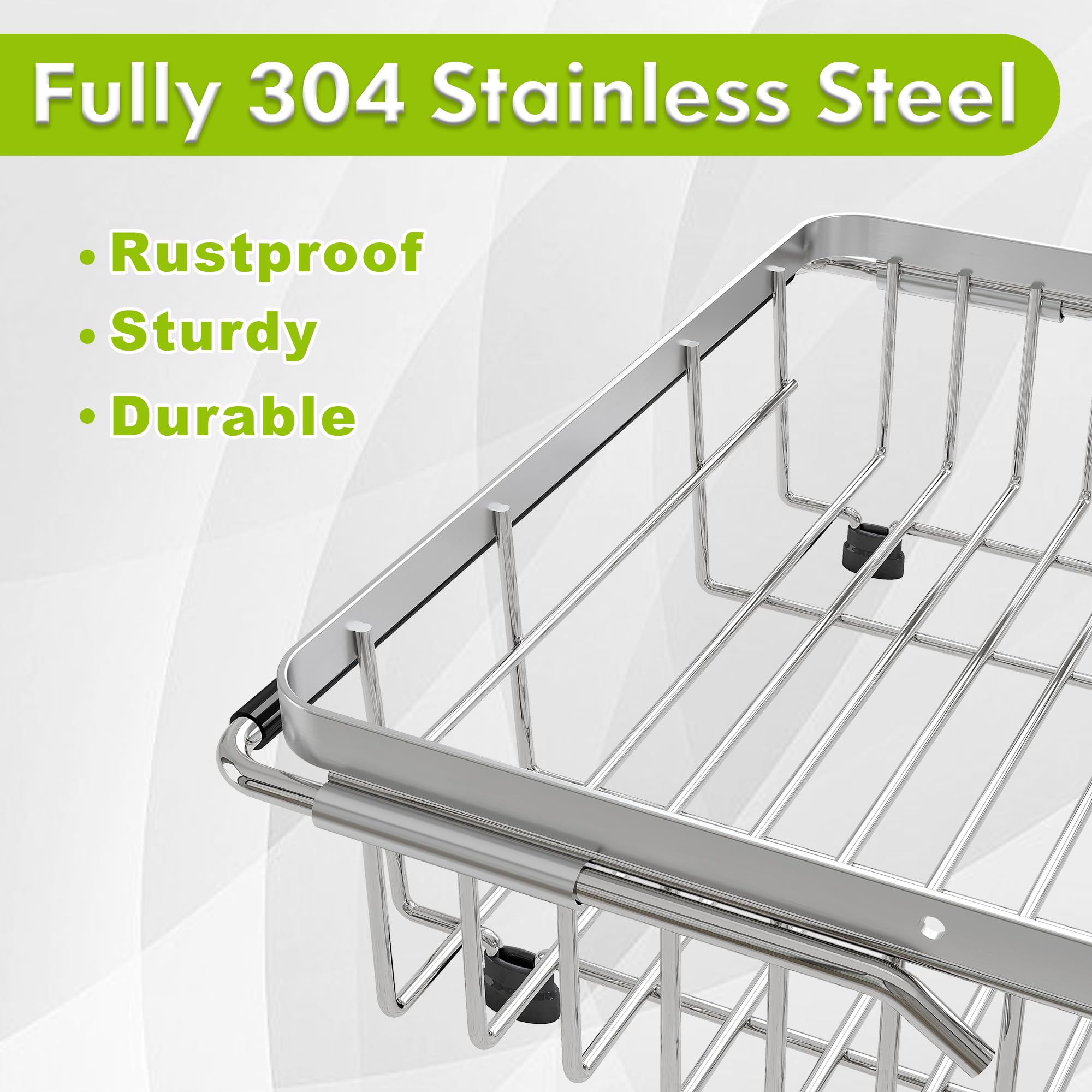 JASIWAY rustproof rack is easy to clean under running water.