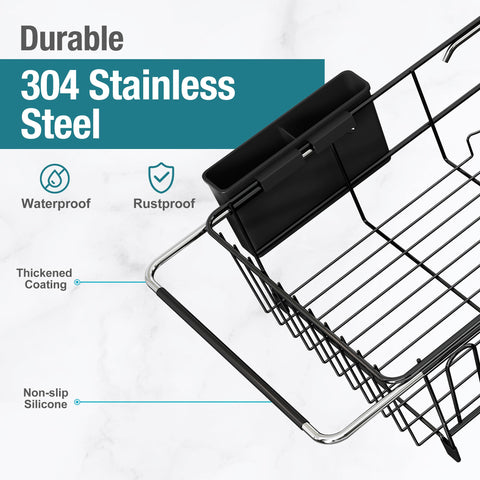 JASIWAY extendable support bars adapt to sink size for a custom fit.