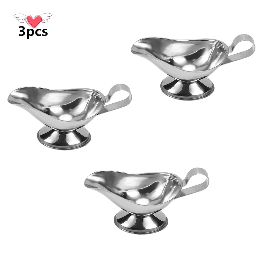 Jasni Liu elegant gravy boat set enhances holiday and everyday dining.