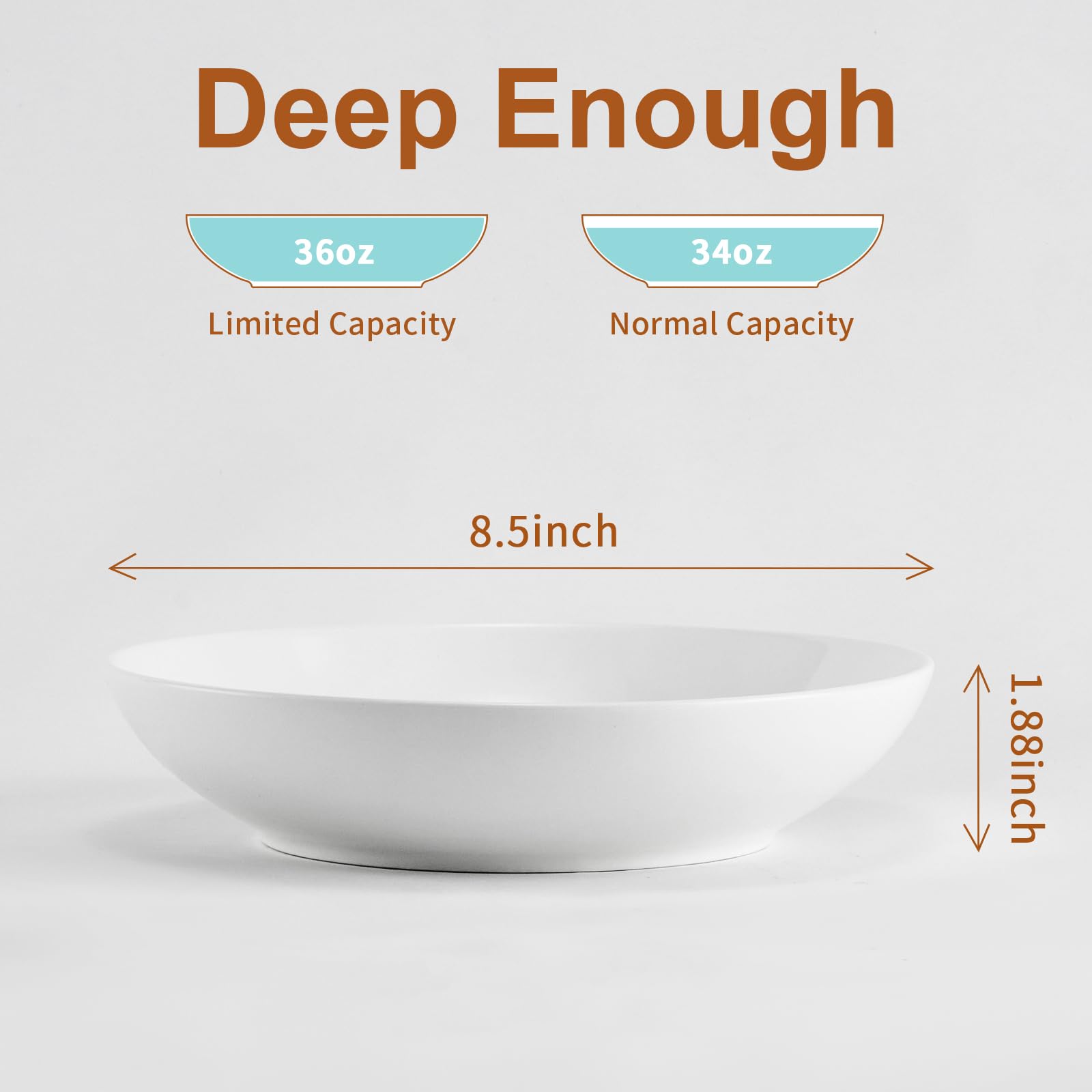 Jassceram ceramic bowls safe for microwave and oven.