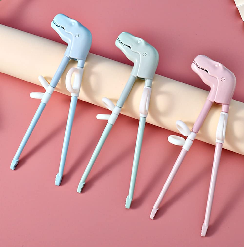 Jawbush indented tips provide easier grip on slippery foods