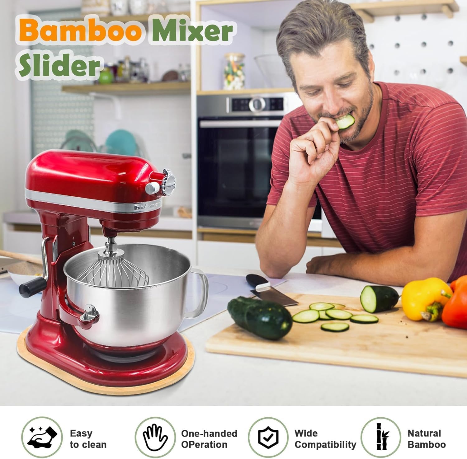 JAYOBGO kitchen decor mat adds natural style while functioning.