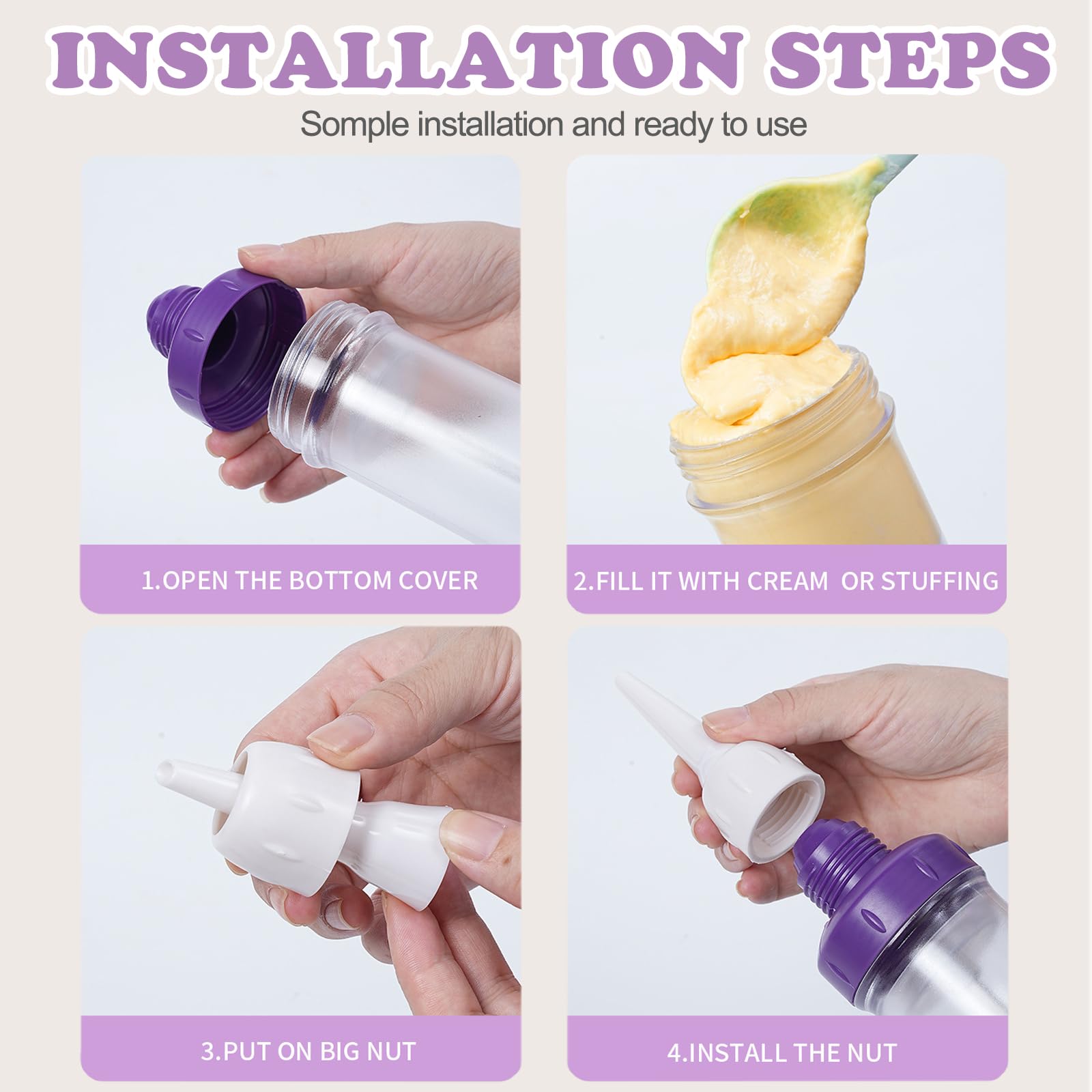 Jayvar tool blends stainless steel and plastic for durable, easy-to-clean decorating