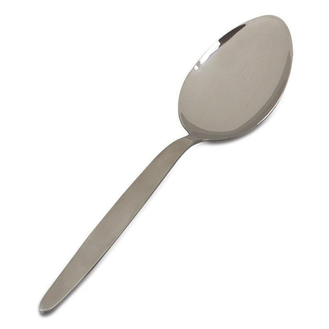 JB Prince Gray Kunz sauce spoon with a comfortable ergonomic handle for precise stirring and portioning.