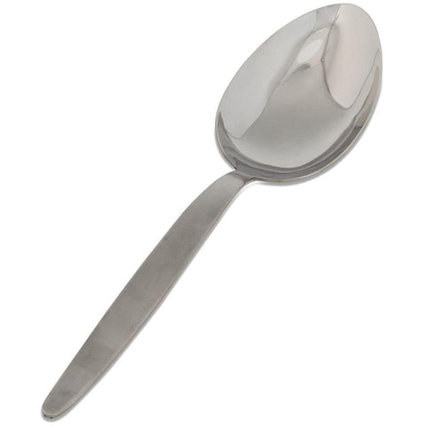 JB Prince Gray Kunz sauce spoon in heavy stainless steel for durable tasting and plating tasks.