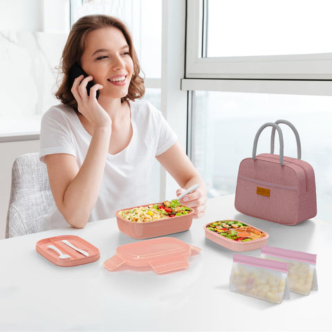 JBGOYON dishwasher safe container bases; lid requires hand washing