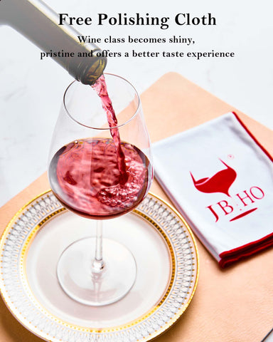 JBHO dishwasher-safe glassware stays sparkling after washing